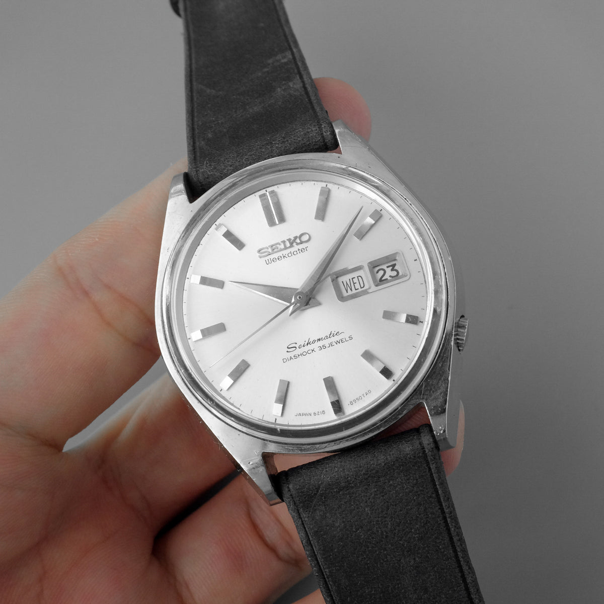 Seiko Seikomatic Weekdater 6218 8950 from 1966 Paleh